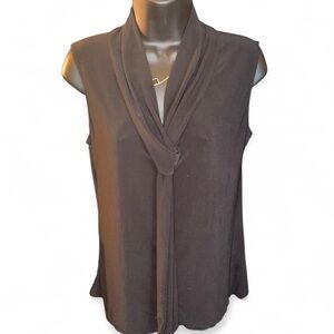 Elegant Black Sleeveless Top